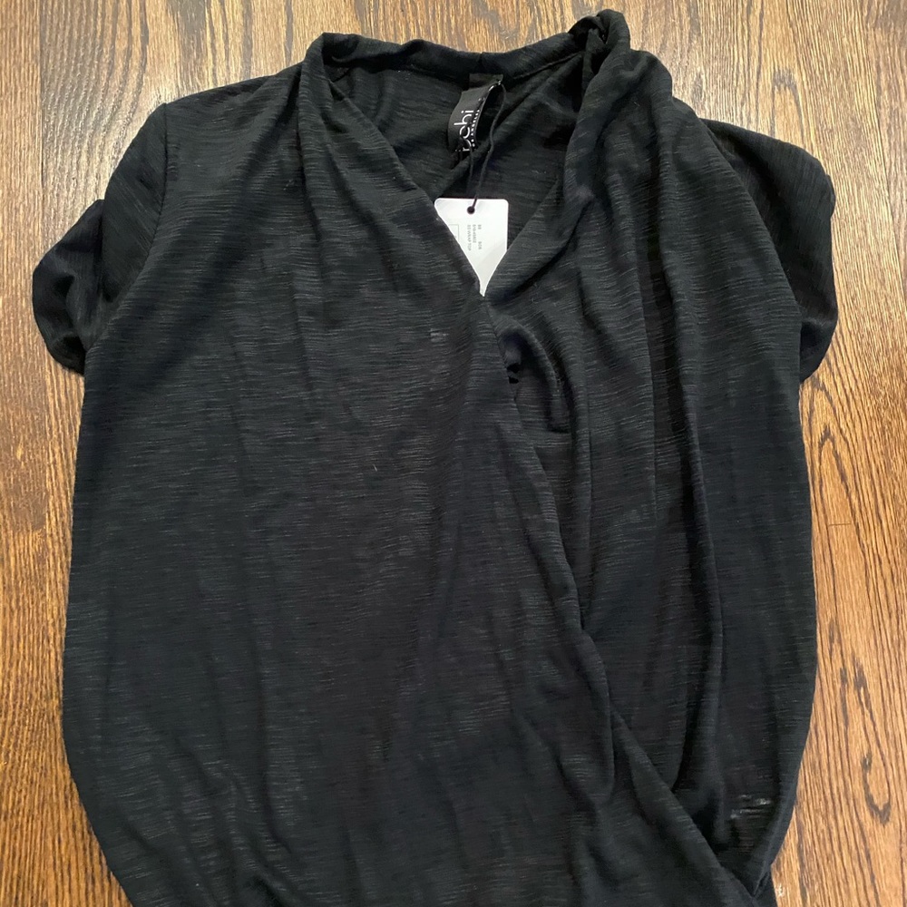 NWT Bobi short sleeve shirt with overlap